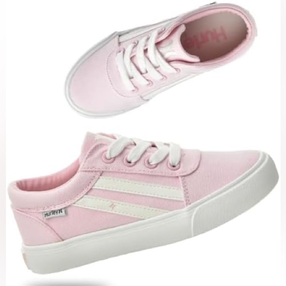 Hurley Boardy Laceup Skateboard Shoe /Sneaker/ Lightweight Toddler/ youth Girls